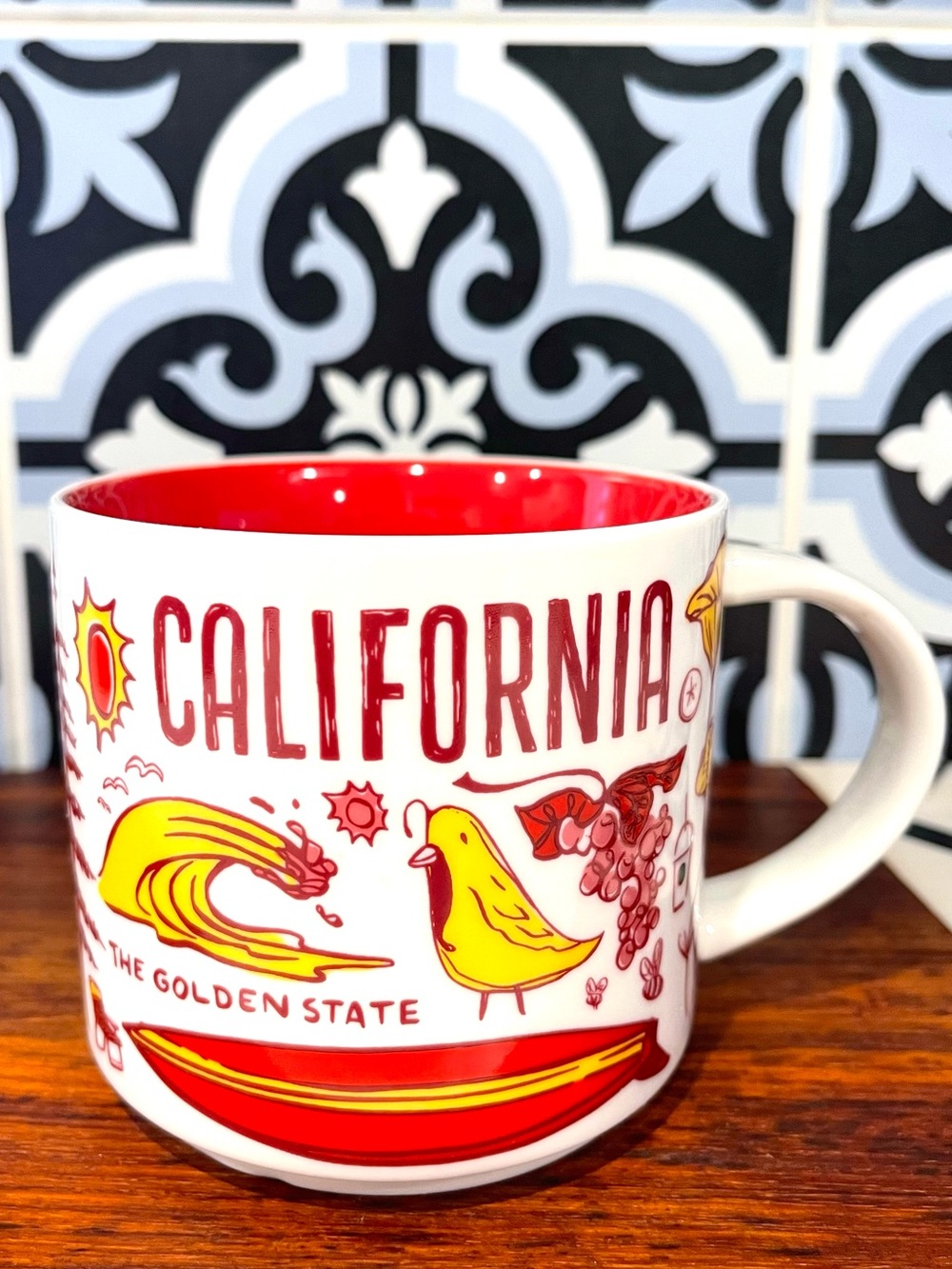 STARBUCKS Been There Series CALIFORNIA Ceramic Coffee Mug Cup 14 oz 2017
